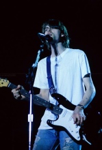 Kurt Cobain Playing Guitar on Stage